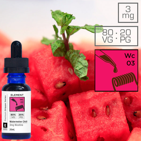 Element Watermelon Chill Dripper E-Liquid from 4.49 Element Watermelon Chill Dripper E-Liquid from 4.49