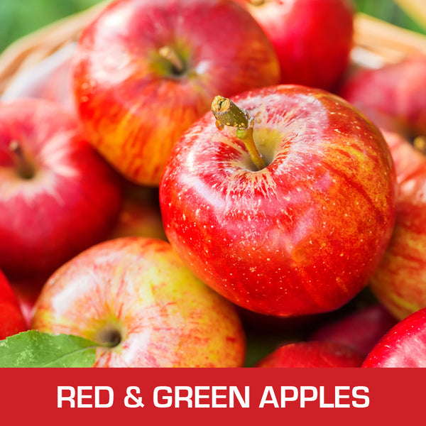 Red and green apple sale