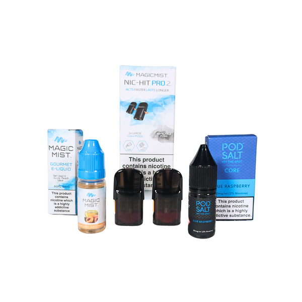 Nic-Hit Pro 2 Refillable Pods with E-Liquid - Great Value Deal!