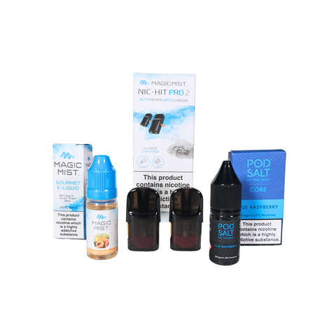 Nic-Hit Pro 2 Refillable Pods with E-Liquid - Great Value Deal!
