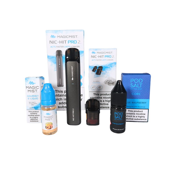 Nic-Hit Pro 2 Starter Kit - Acts Faster. Lasts Longer.