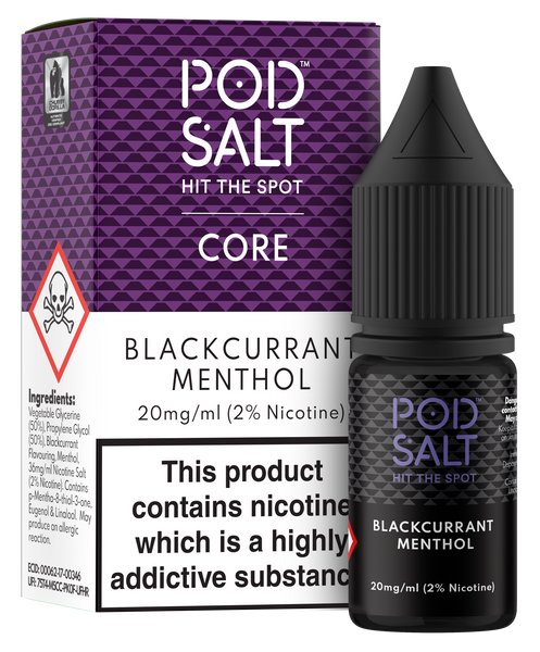 Pod Salt Blackcurrant Menthol - Core E-Liquid