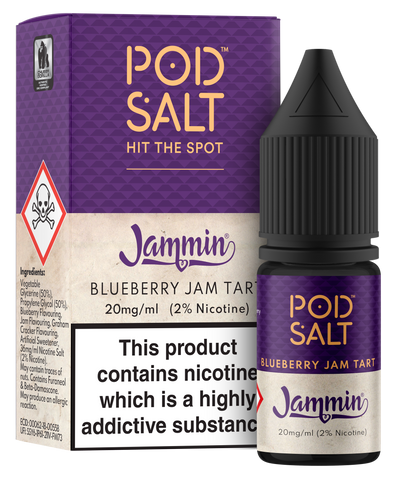 Pod Salt Blueberry Jam Tart - Fusions E-Liquid