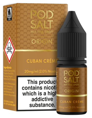 Pod Salt Cuban Crème - Origin E-Liquid