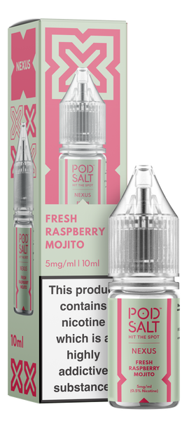 Pod Salt Fresh Raspberry Mojito - Nexus E-Liquid
