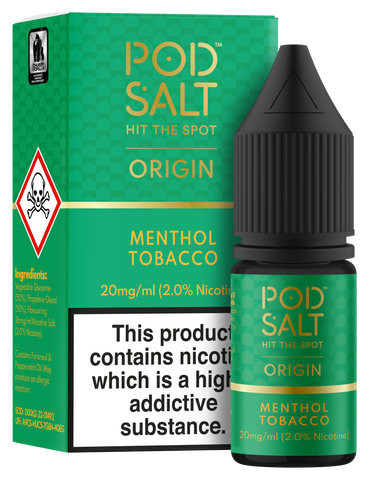 Pod Salt Menthol Tobacco - Origin E-Liquid