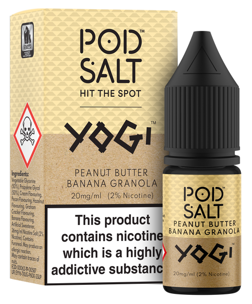Pod Salt Peanut Butter Banana Granola - Fusions E-Liquid