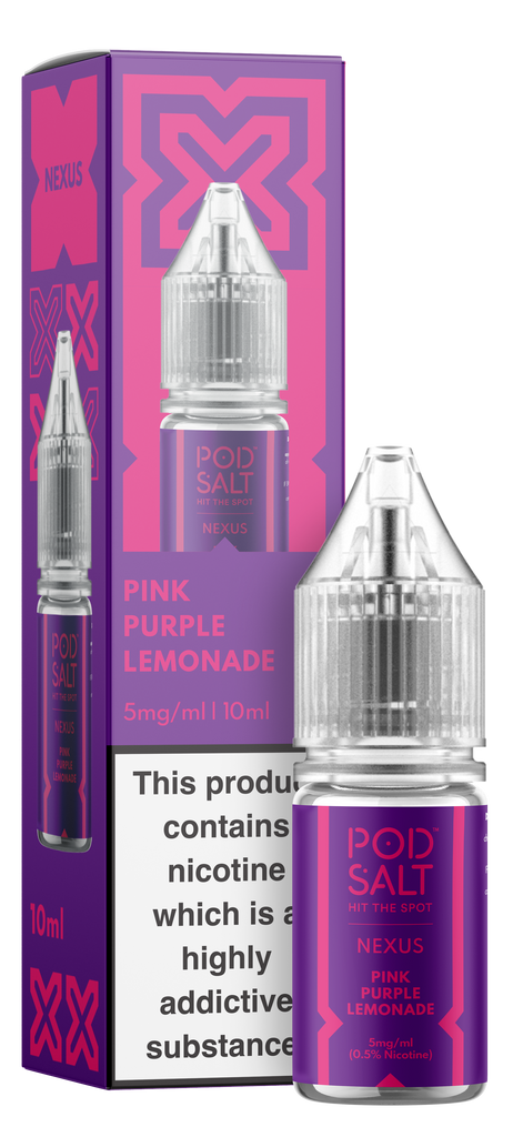 Pod Salt Pink Purple Lemonade E-Liquid from £2.09