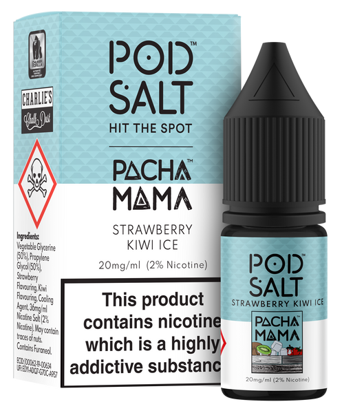Pod Salt Strawberry Kiwi Ice - Fusions E-Liquid