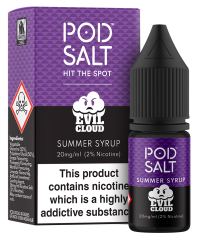 Pod Salt Summer Syrup - Fusions E-Liquid