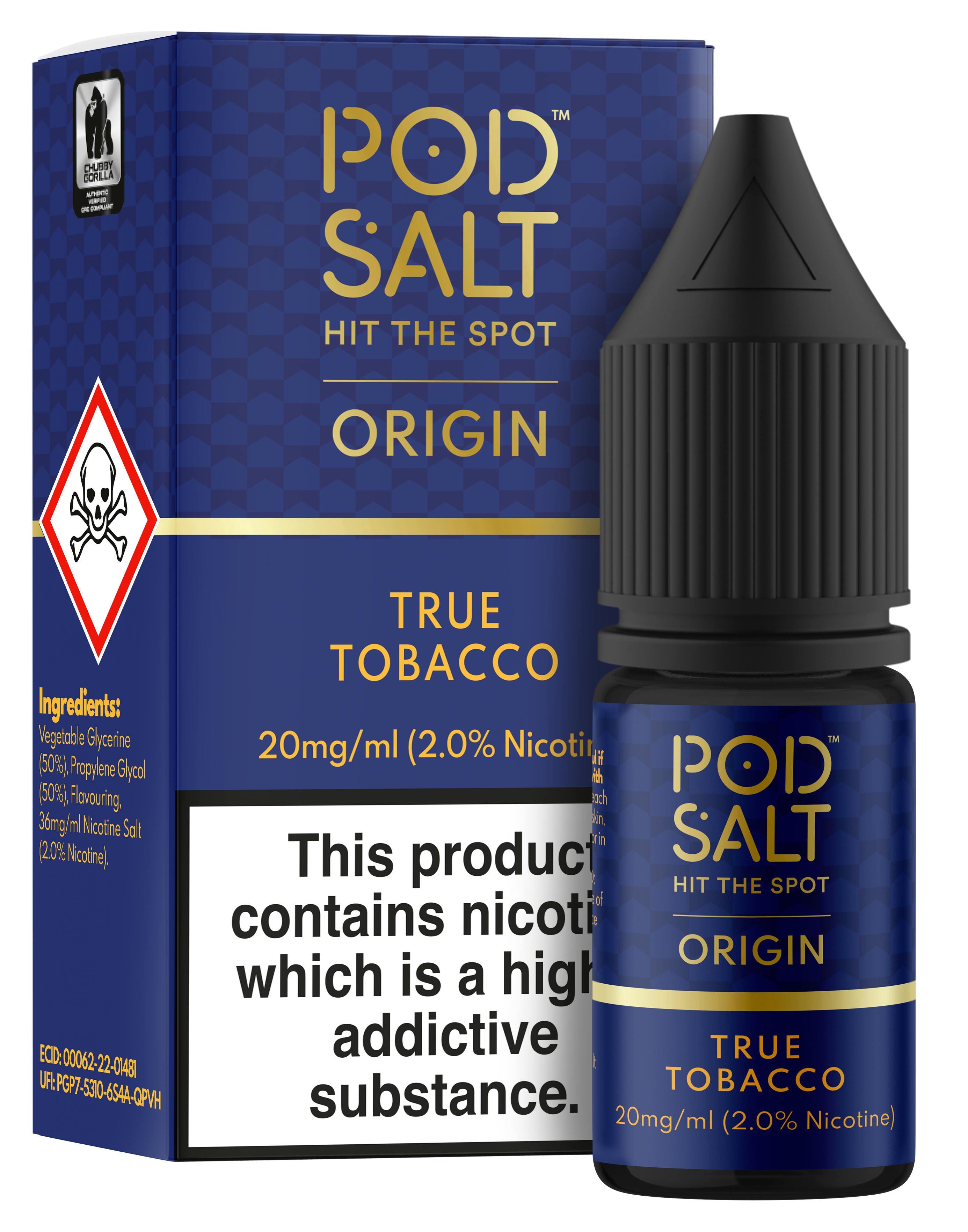 Pod Salt True Tobacco E-Liquid from 2.09 Pod Salt True Tobacco E-Liquid from 2.09