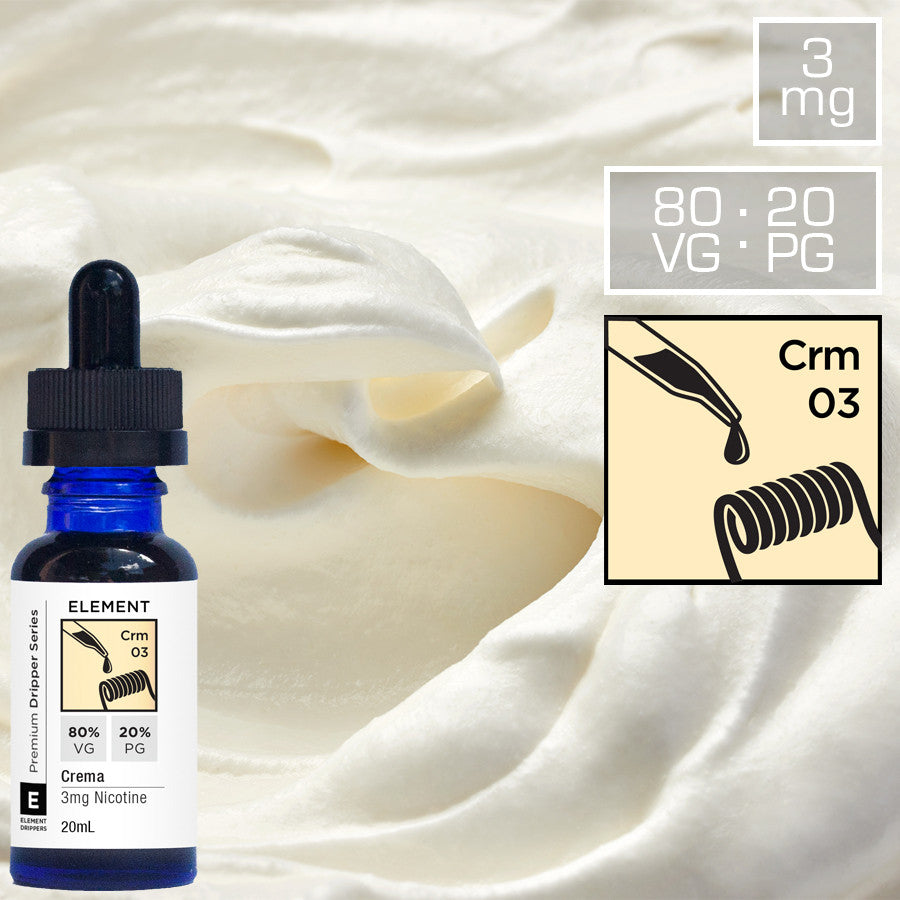 Element Crema Dripper E-Liquid from 4.49 Element Crema Dripper E-Liquid from 4.49