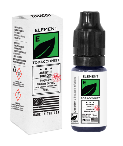 Element Element Tobacconist Absinthe Tobacco E-Liquid