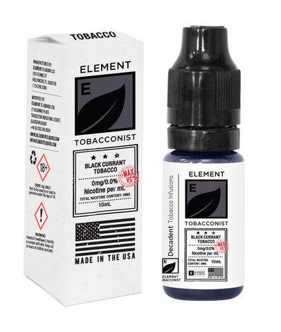 Element Element Tobacconist Blackcurrant Tobacco E-Liquid