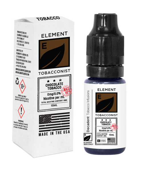 Element Element Tobacconist Chocolate Tobacco E-Liquid