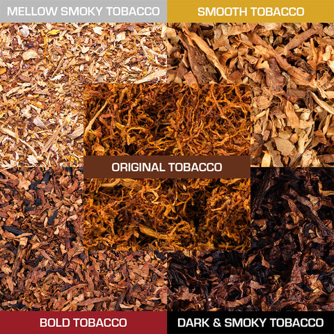 Tobacco Range Trial Pack (including Original Tobacco) E-Liquid